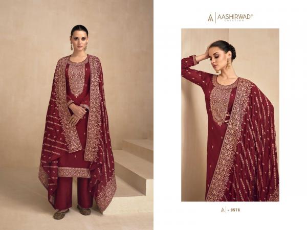 Aashirwad Gulkand Garima Silk Designer Salwar Suit Collection